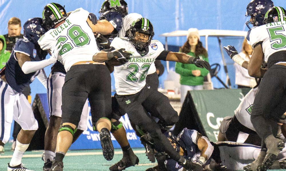 Ravens add Marshall running back Rasheen Ali in fifth round of NFL ...